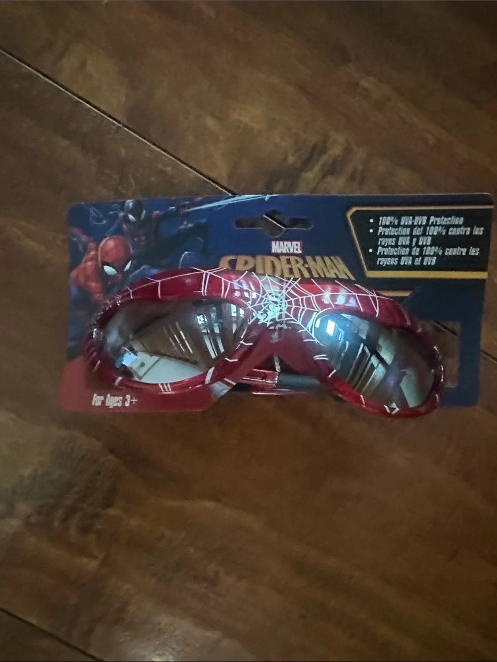 New Marvel Spider-Man Kids Sunglasses in Red, White and Silver